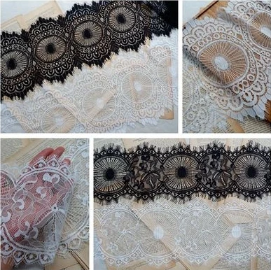 

Кружевное кружевное свадебное платье с перфорацией, украшение для дома, стола, флага, нижнее белье с простроченными краями