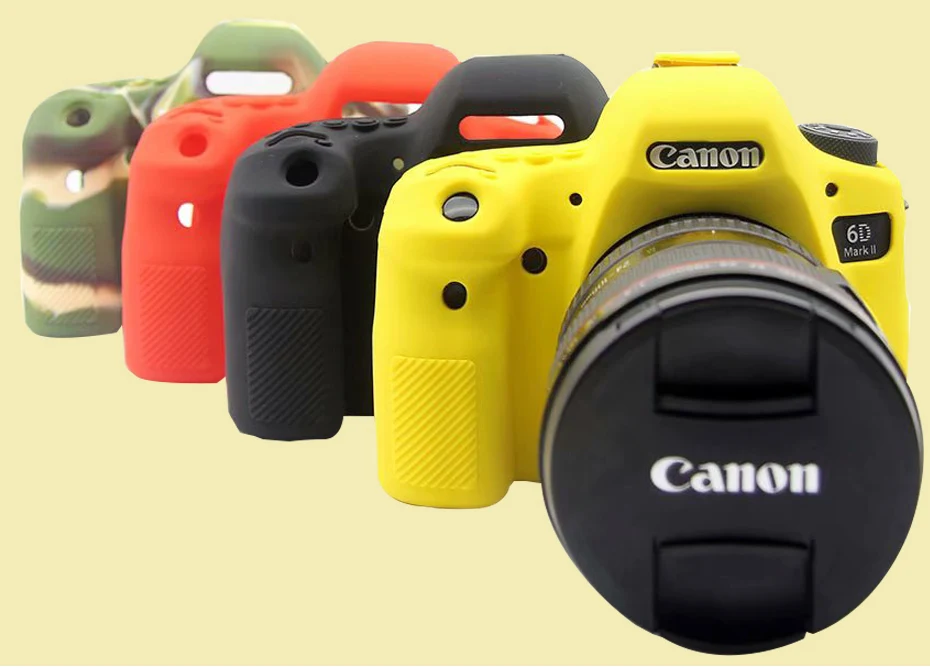 CAENBOO для Canon EOS 6D Mark II сумка для камеры Мягкий силиконовый резиновый защитный чехол для корпуса чехол для Canon EOS 6D Mark2 сумка