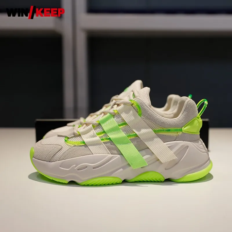 

Кроссовки Женские Светоотражающие черные на платформе, со шнуровкой