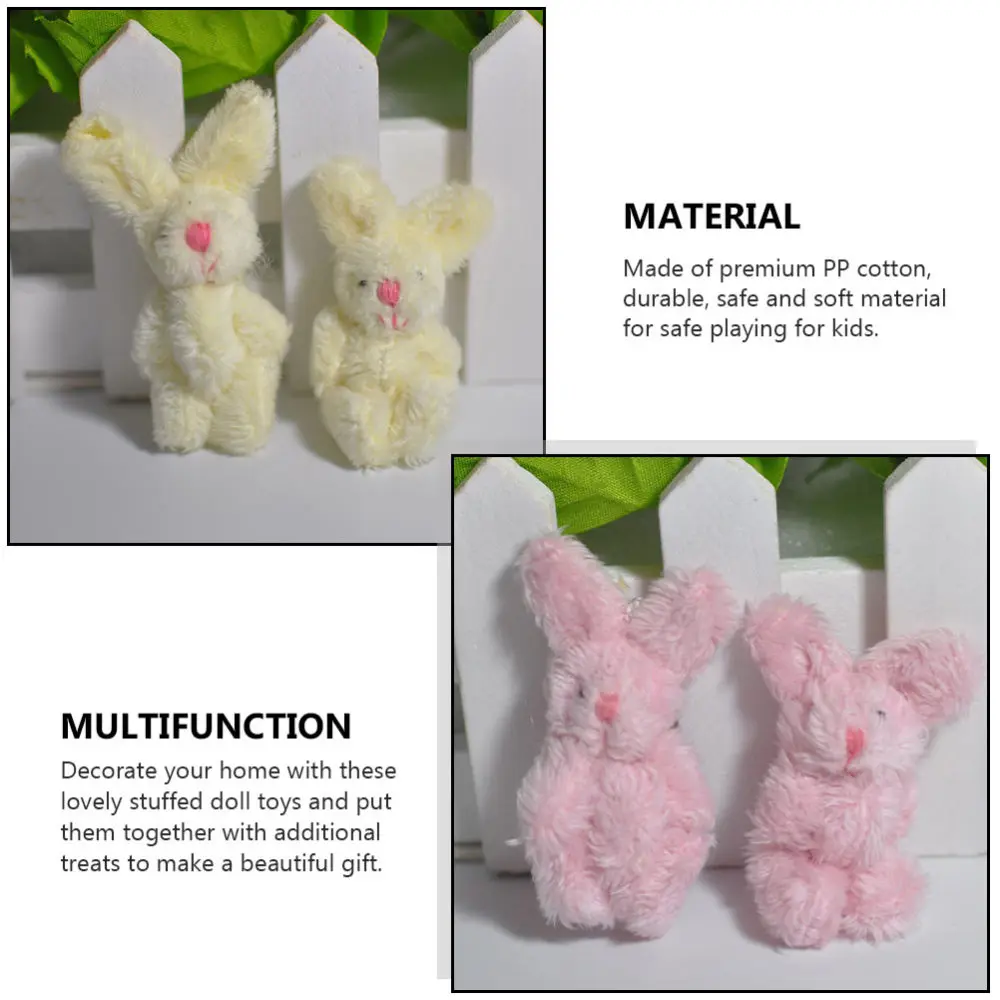 

12pcs Plush Animal Doll Hanging Pendants Cartoon Stuffed Animal Plush Toys