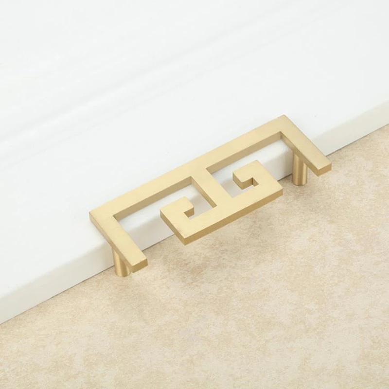 LCH Твердые Латунные Дверные ручки ручка для ящика шкафа дверная новый дизайн