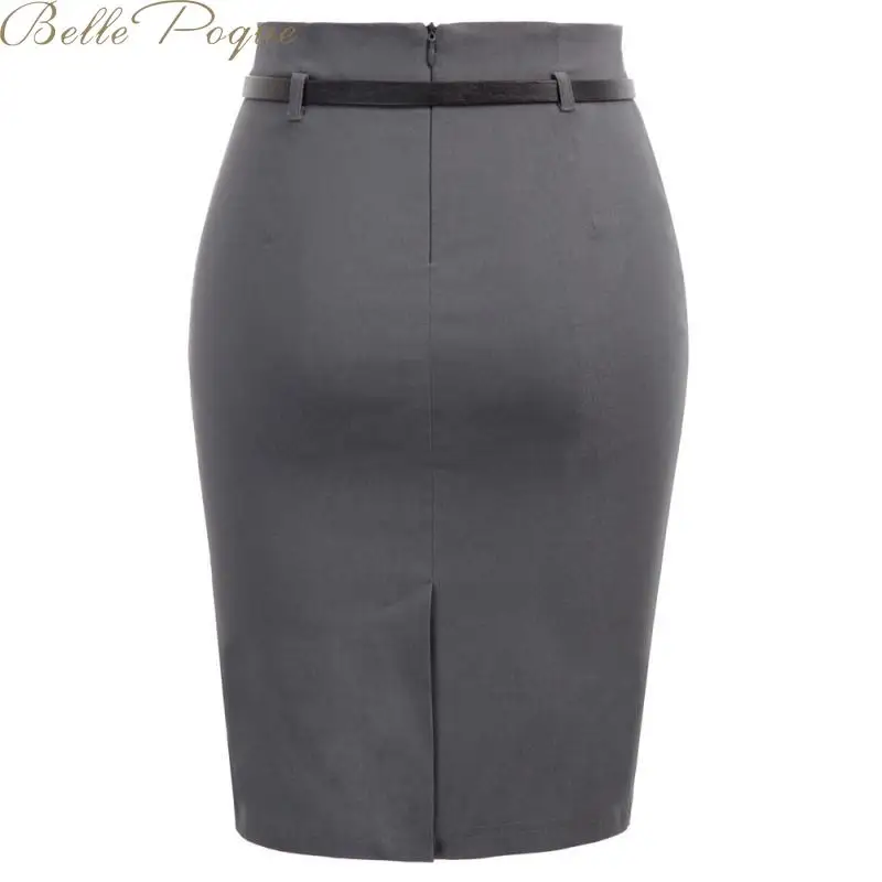 Belle Poque 2019 Новая модная женская офисная официальная элегантная юбка карандаш