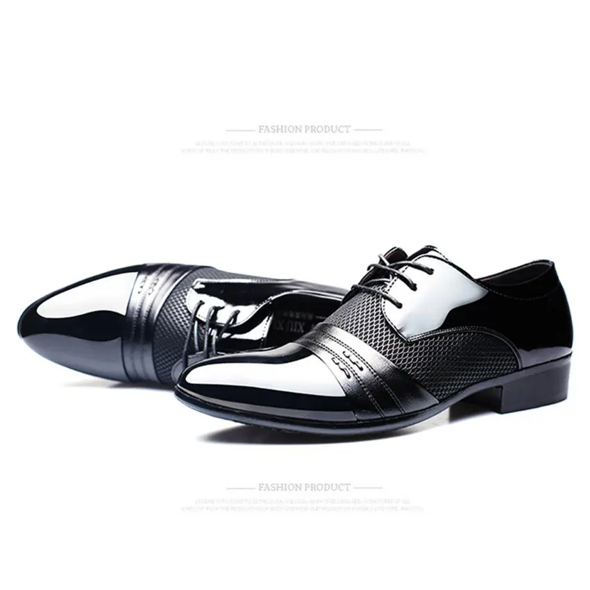 

Men Dress Shoes Plus Size 38-48 Men Business Flat Shoes Black Brown Breathable Low Top Men Formal Office Shoes