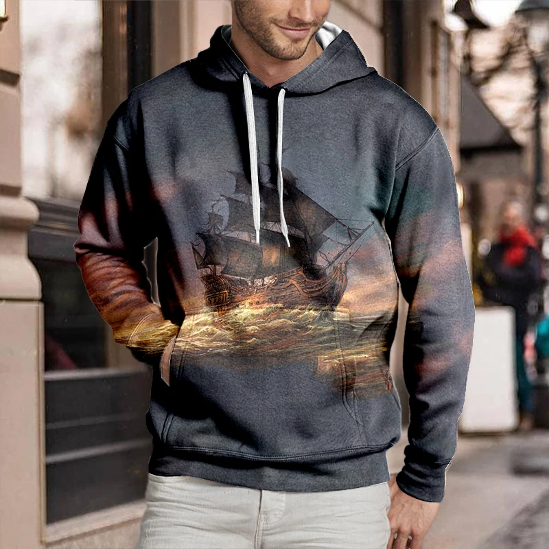 

Мужской Повседневный свитер с объемным рисунком, тонкий классический свитер в уличном стиле, весна-осень