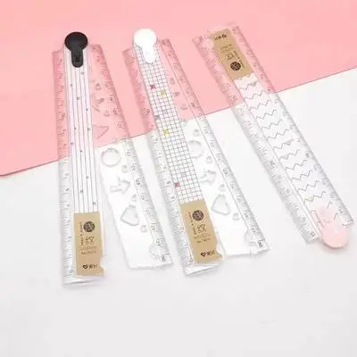 3 шт. пластиковые Геометрические Квадратные буквы AIHAO 75010 | Канцтовары для офиса и