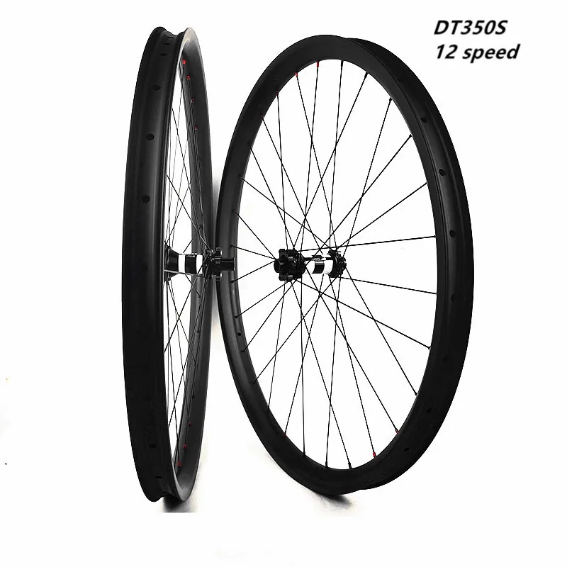 Lightweight 29er disc mtb wheels Asymmetry 30x25mm DT350S 12 speed boost 110x15 148x12 pillar1420 tubeless bicycle wheels 1310g