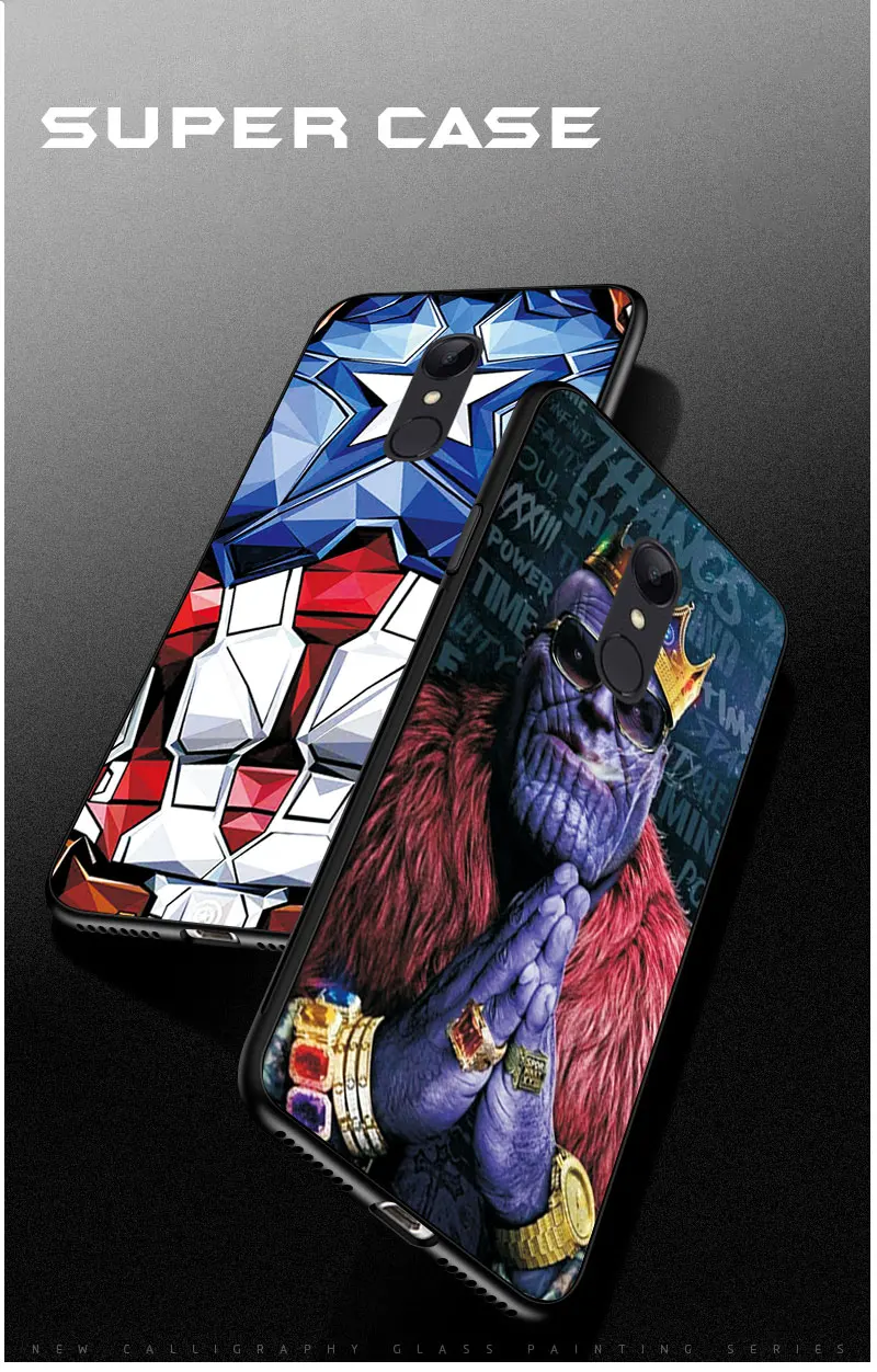 Чехол Venom Avengers для Xiaomi Redmi 4X Note 4 4X чехол для Redmi Note 6 Чехол Note 7 5 8 Pro черный ТПУ чехол для телефона Redmi Note 8T