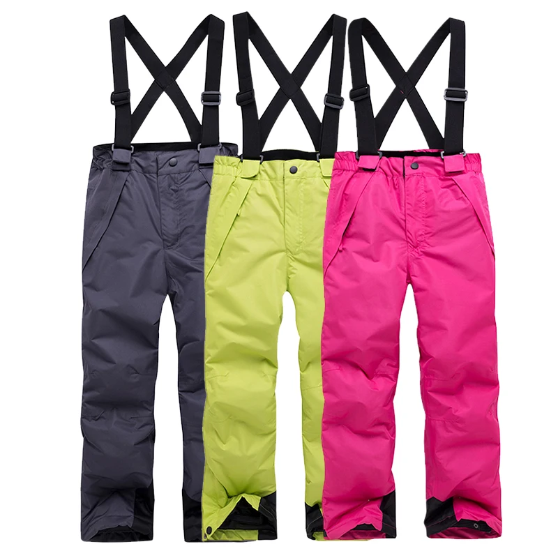 Лыжные брюки для детей и женщин уличные высококачественные ветрозащитные