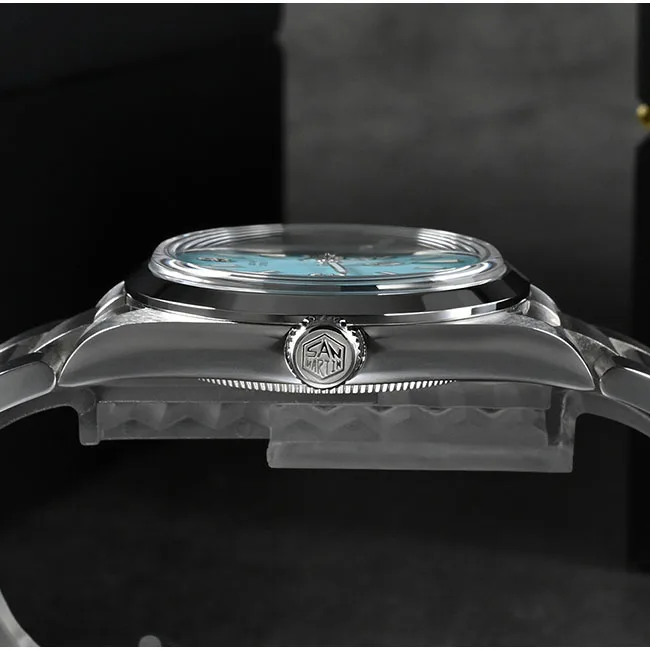 Женские автоматические механические наручные часы San Martin в стиле ретро