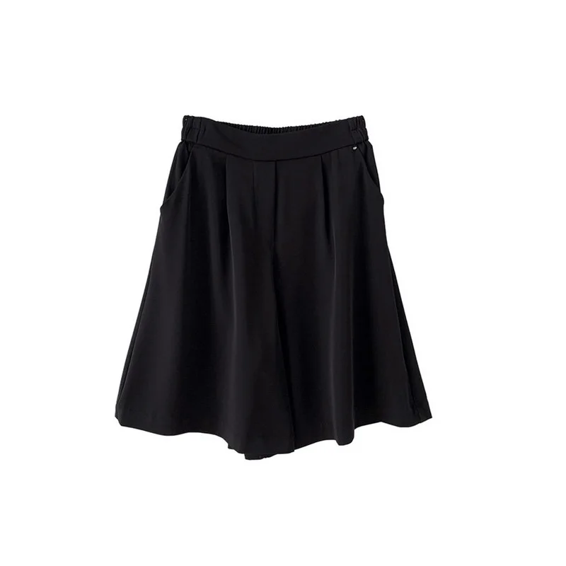 Женские шорты 2021 летние модные повседневные шелковые короткие брюки с высокой