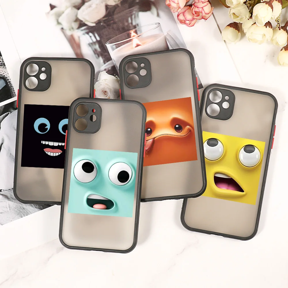 

Smile Case For iPhone 13 Cases iPhone 12 Pro Max Cover iPhone 11 XR 7 8 Plus SE 2020 6 6s X Xs Mini Hard Camera Protection Funda