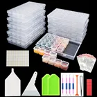 Органайзер 5D сделай сам, чехол, аксессуары для алмазной вышивки, контейнеры для хранения, наборы инструментов, 28 ячеек