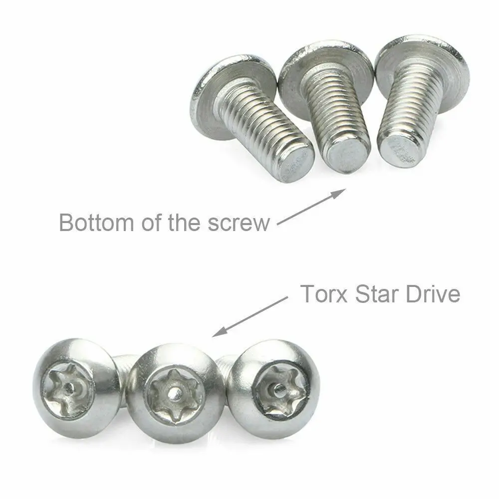 10 шт. M6 304(A2) СС Штифт Torx кнопка безопасности головка машины болт | Обустройство