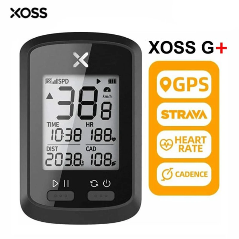 Беспроводной велосипедный Спидометр XOSS G + GPS ANT умный датчик частоты