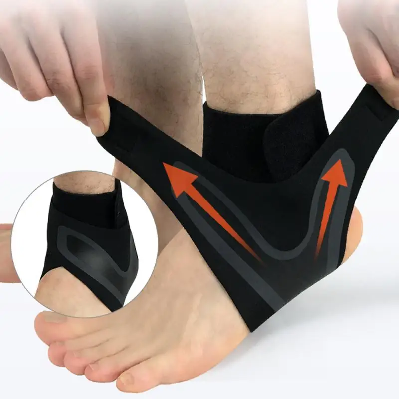 

1Pcs Ankle Support Brace,Elasticity Free Adjustment Protection Foot Bandage,Sprain Prevention Sport Fitness Guard Band Hot 8