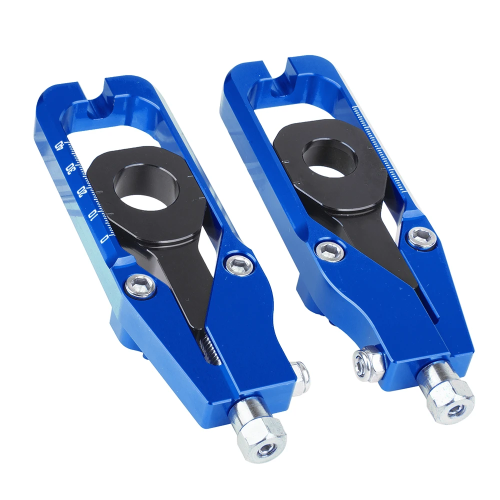 Алюминиевые регуляторы задней цепи мотоцикла с ЧПУ натяжитель катушки для Kawasaki