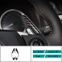 carbon fiber car accessories interior steering wheel modification protective decals cover trim stickers for lexus nx 2014 2019