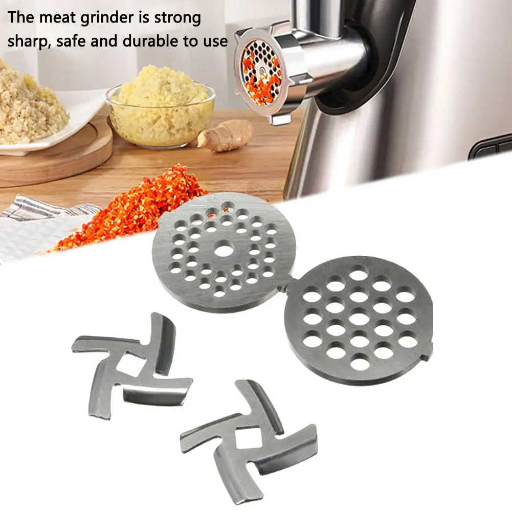 4-piece Set Meat Grinder Household Steel Alloy Chopper Grinding Spare Part Accessories for Quick Mince | Дом и сад
