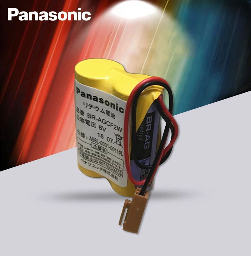 Panasonic оригинальный 10 шт./лот BR-AGCF2W литиевая 6В 2200 мА/ч PLC батарея аккумуляторов с