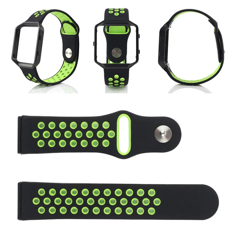 FOHUAS для Fitbit Blaze полосы мягкий силиконовый сменный спортивный ремешок для Fitbit Blaze Смарт фитнес часы без рамки