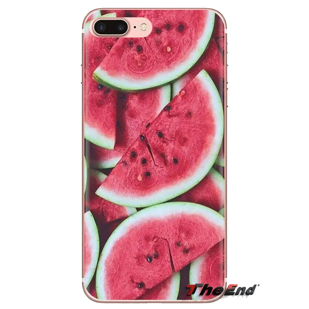 Soft Transparent Cases Covers For Samsung Galaxy A3 A5 A7 A9 A8 Star A6 Plus 2018 2015 2016 2017 Summer Love Watermelon |