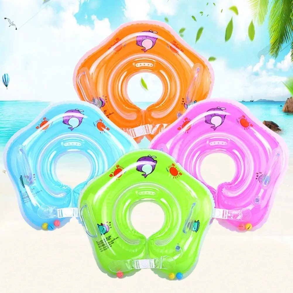 

Baby Neck Float Environmentally Friendly PVC Inflatable Collar Swimming Children's Bathing Float Floating Swim Ring Neck Tr Y4R0