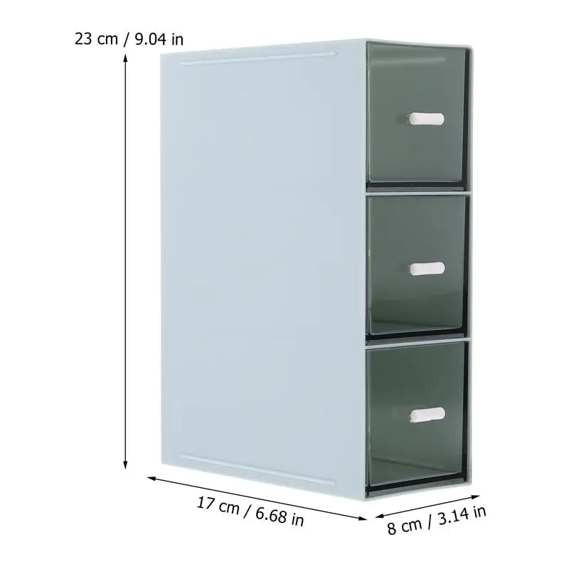 

Desktop Storage Box Drawer Type Cosmetic Storage Organizer Makeup Storage Box Pen Holder School Office Stationery Accessories