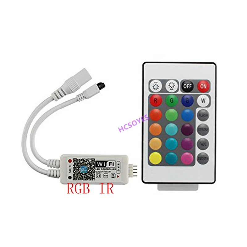 16 миллионов цветов управление музыкой Wifi RGB / RGBW светодиодный контроллер режим