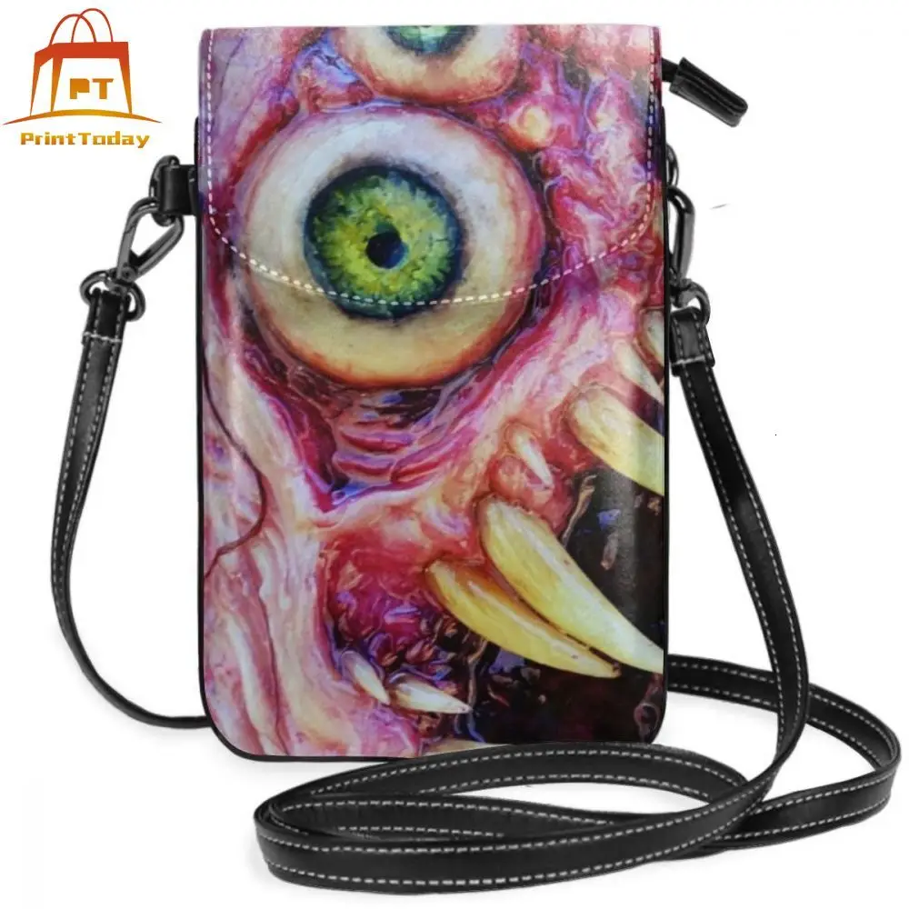 

Monster Eyes Shoulder Bag Necronomicon Ex Mortis 4 Leather Bag Shopping Trending Women Bags Crossbody Multi Purpose Mini Purse
