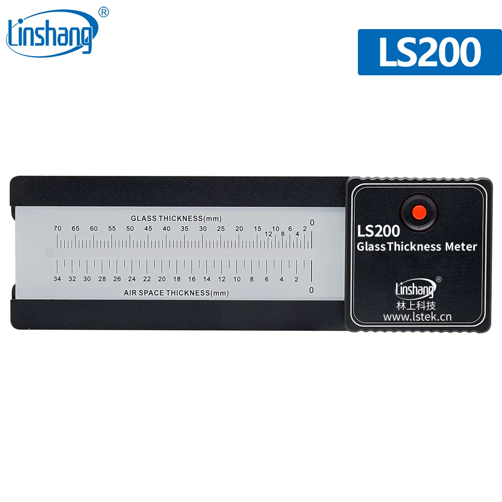 Лазерный измеритель толщины стекла Linshang LS200 с двойной тройной глазурью и
