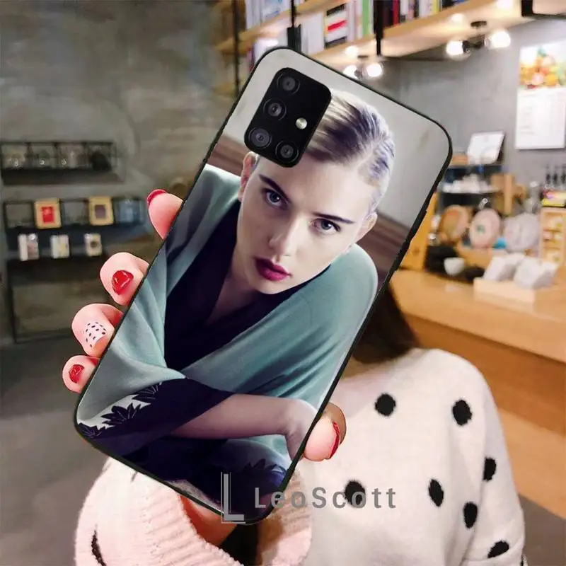 

Scarlett Johansson Phone Case For Samsung A40 A31 A50 A51 A71 A20E A20S S8 S9 S10 S20 Plus note 20 ultra