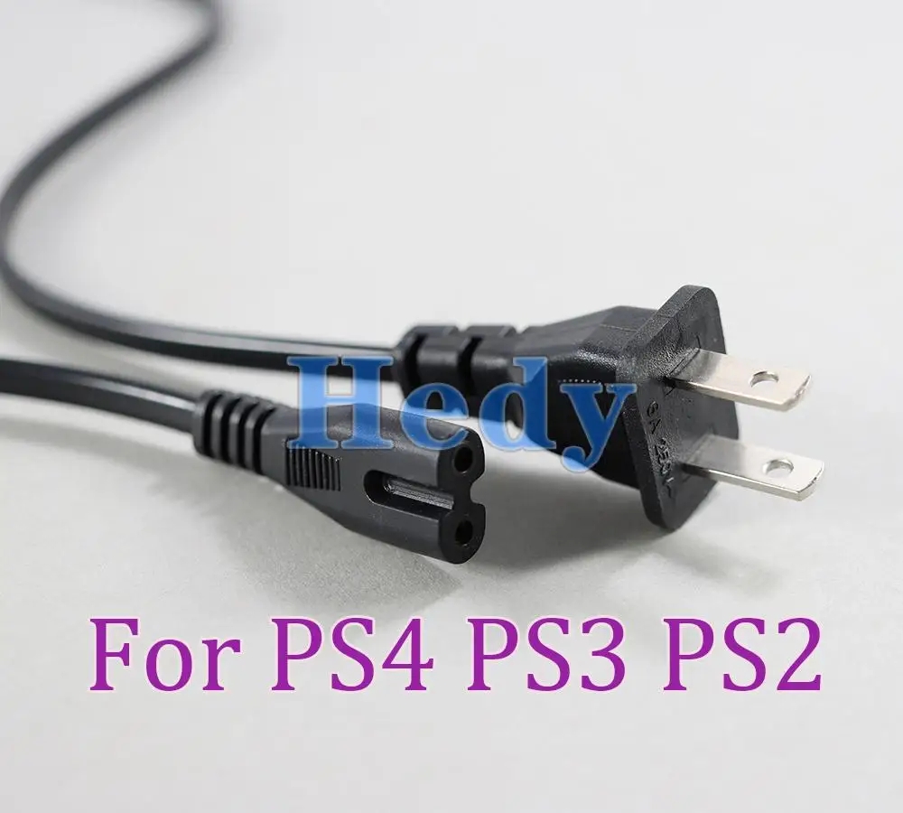 

20PCS EU US Plug 1M Power Cable 8-head Cable Host Power Cable Power Extension Cord FOR Playstation 4 PS4 PS3 PS2