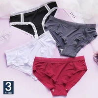 3pcsset seamless panties sexy lace underwear women panties female underpants briefs for woman pantys intimates lingerie m l xl