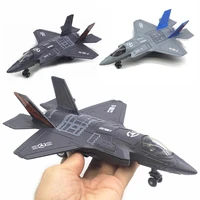 large alloy pull back f 35 fighter aircraft model music led airplane aircraft toy gift for children kid collections ornaments