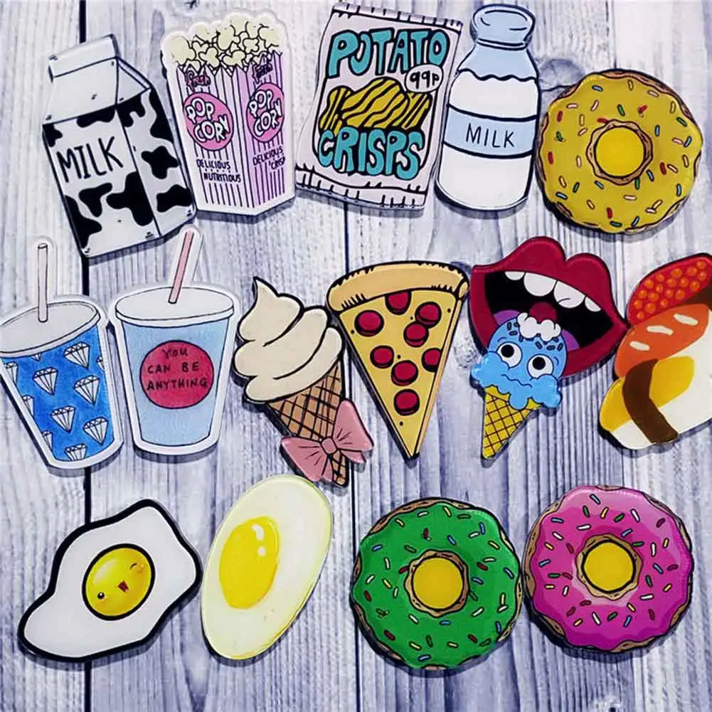 

1PC Fashion Brooch Cute Cartoon Japan Original Host Wind Acrylic Badge Brooches