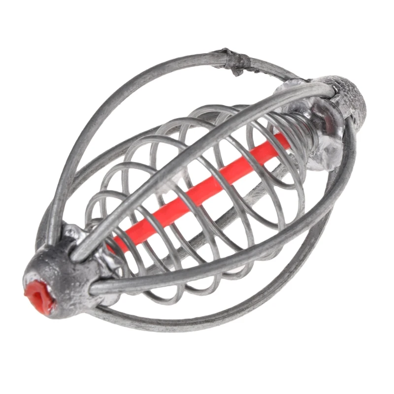 Рыболовная кормушка свинцовая клетка Взрыв Крюк Снасти Приманка Держатель