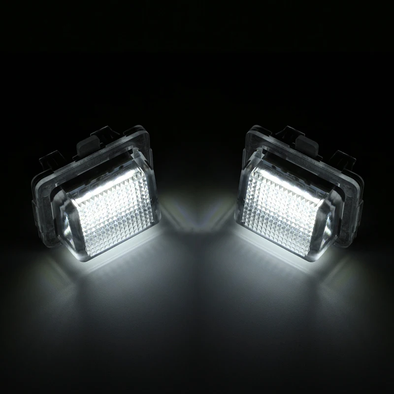 

2Pcs LED Car License Plate Light Number Lights For Mercedes Benz C-CLASS W204 C204 S204 E-CLASS W212 C207 S212 S-CLASS W221 C216