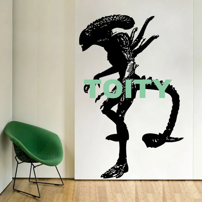 H90cm x W57cm 29 дизайнов, Инопланетянин, наклейка на стену, 1979, фильм, Xenomorph, плакат, виниловая наклейка, для дома, детской комнаты, декор интерьера, в общежитии, студия, художественная Фреска - Цвет: H90cm x W57cm