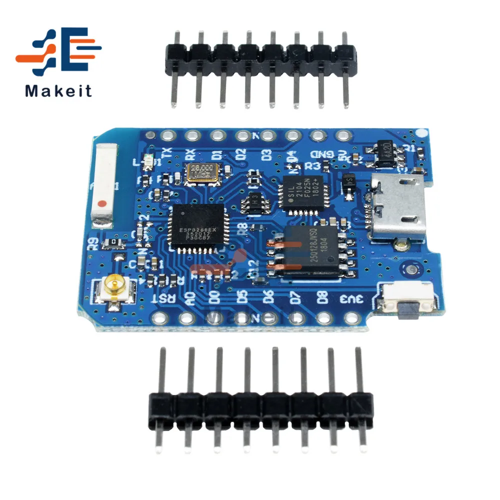 Внешний антенный разъем для WEMOS D1 Mini Pro 16M Bytes NodeMCU ESP8266 ESP-8266EX CP2104 WIFI макетная плата