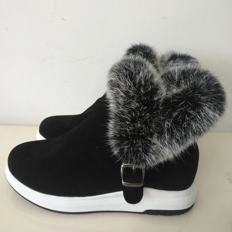 Женские спортивные ботинки E TOY теплые зимние на толстой подошве повседневные