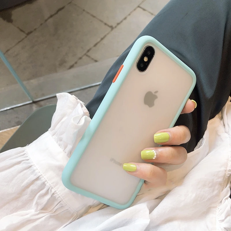 Ударопрочный жесткий чехол XBXCase для iPhone 11 Pro Max XS X XR SE 2 гибридные цветные матовые