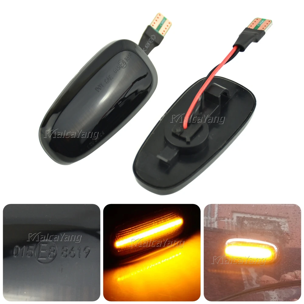 Flowing Dynamic Turn Signal Light Led Side Marker Light Sequential Blinker For Opel Zafira A 1999-2005 Opel Astra G 1998-2009 dynamic flowing led side marker blinker turn signal light for opel zafira tourer easy to install
