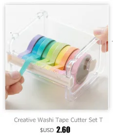 6 шт. милый котенок васи лента Kawaii скрапбук DIY простая розовая декоративная клейкая лента школьные канцелярские принадлежности поддержка Bullet Journal