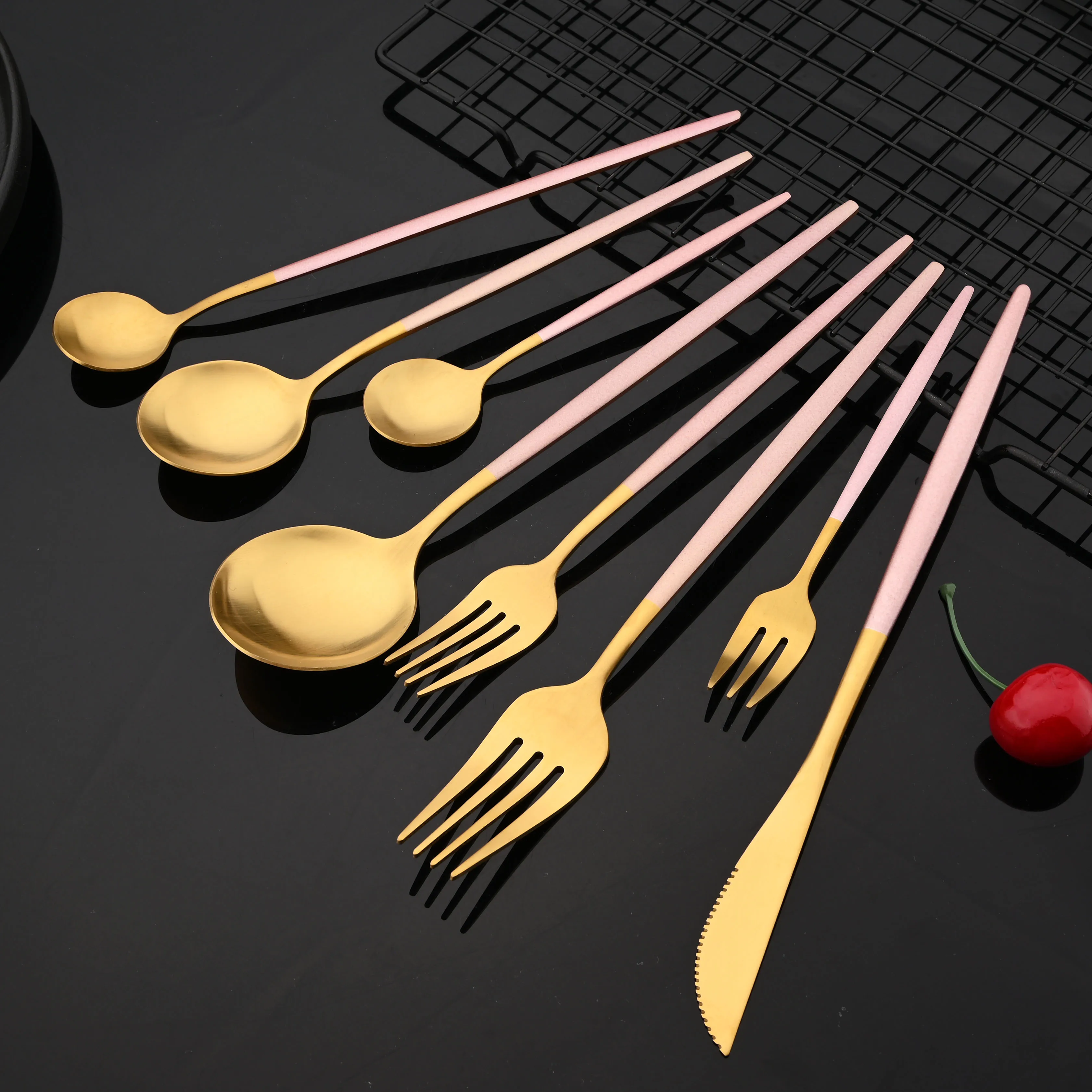 Wedding Party Stainelss Steel Silverware Dinnerware Fork Spo