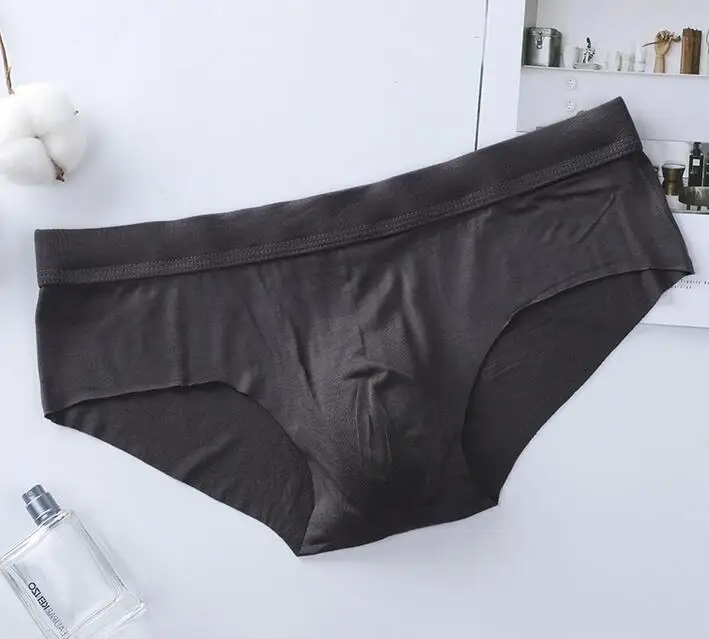 

4 Pcs Men's Underwear Briefs Mens Bodysuit Male Comfortable Solid Underpants