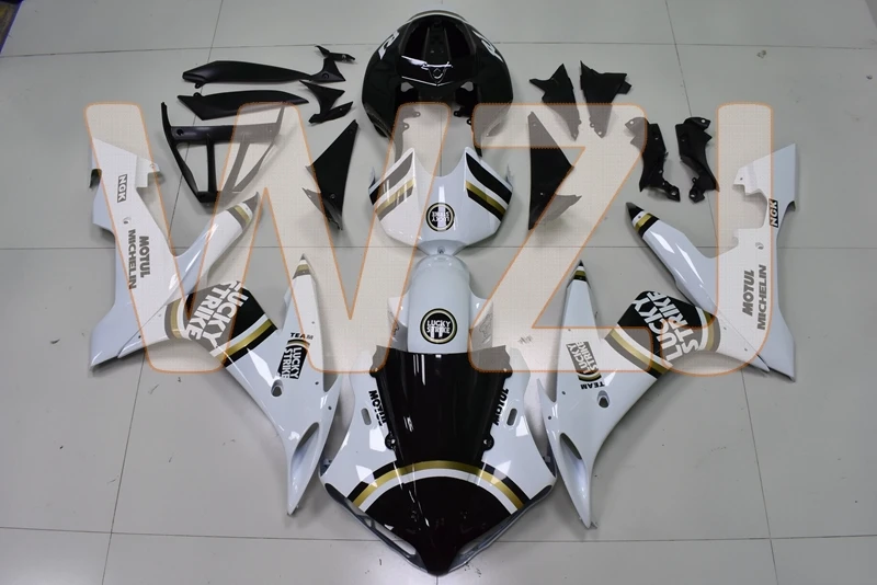 YZF R1 04 05 Кузов для YAMAHA YZFR1 2005 Белый Черный Обтекатели YZF1000 2004 - 2006 Abs обтекатель |