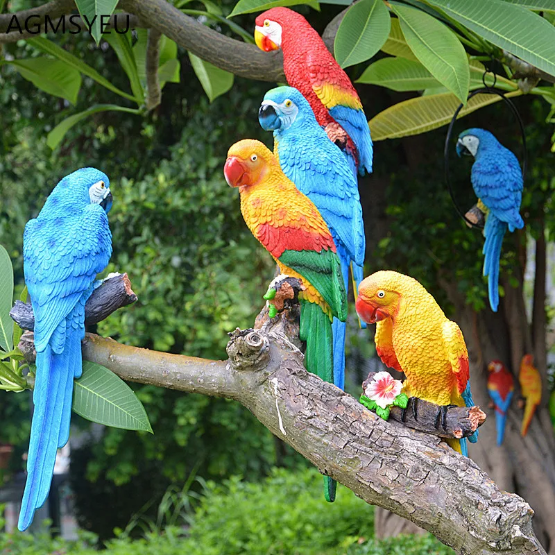 Имитация каучукового попугая домашний декор Ручная работа креативная модель