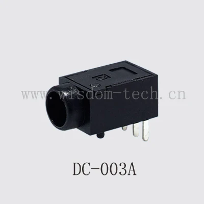 

Free shipping 500pcs/lot female DC charging socket power jack pin1.0/1.3*O.D.3.5 connector PCB mounting DC-003A