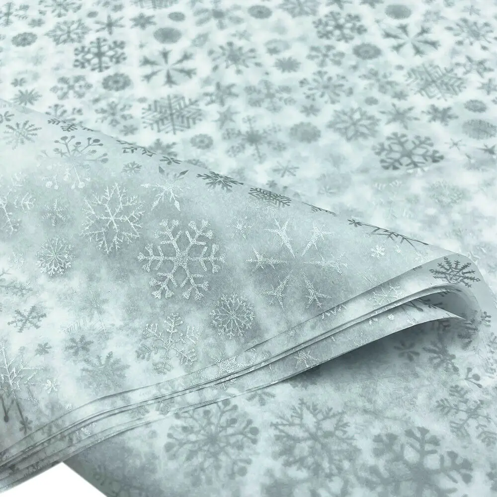 10 листов бумаги для упаковки снежинок рождественских подарков сделай сам | Дом и