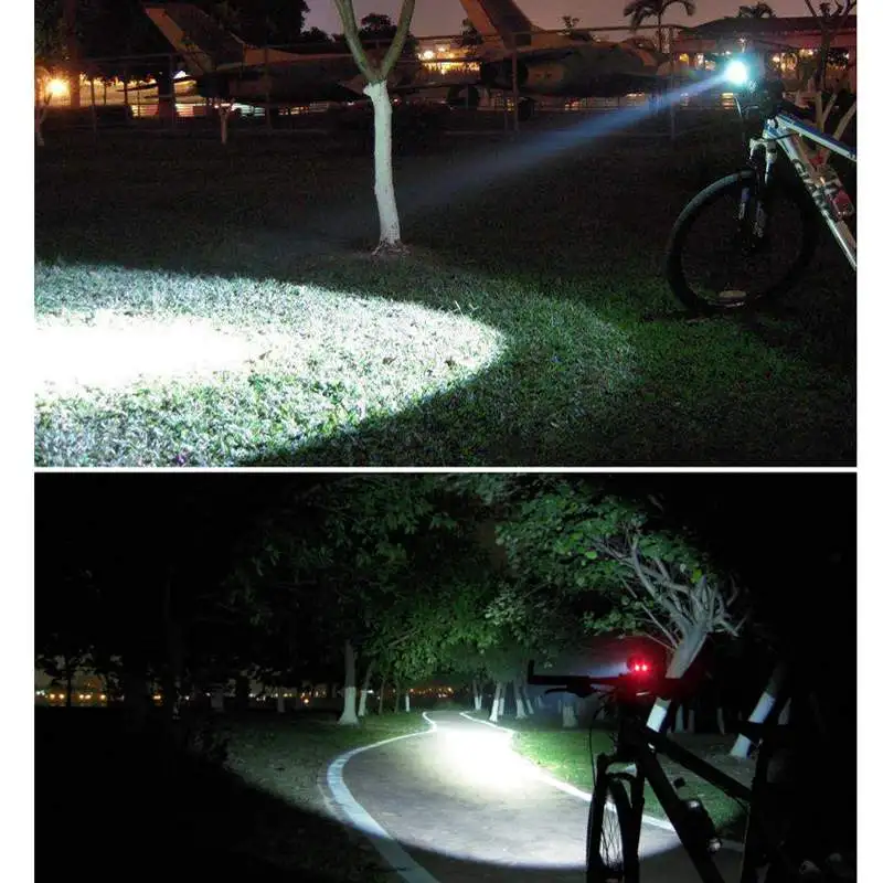 

XANES 5-Modes 2*T6 LED Solar Bicycle Headlights 6-Horns Sounds Waterproof Bike Light For Mountain Bike Night Ridingf Cycling